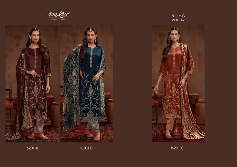 Omtex ritha vol 47 dress materials wholesale in tirupur